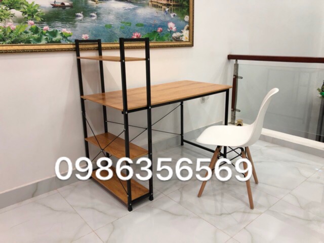 BÀN LÀM VIỆC, BÀN MÁY TÍNH KÈM GIÁ SÁCH (có sẵn) 120*55*73cm | BigBuy360 - bigbuy360.vn