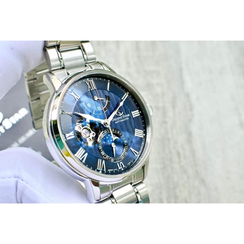 ĐỒNG HỒ NAM CHÍNH HÃNG Orient Star RE-AY0103L00B Moon Phase Automatic