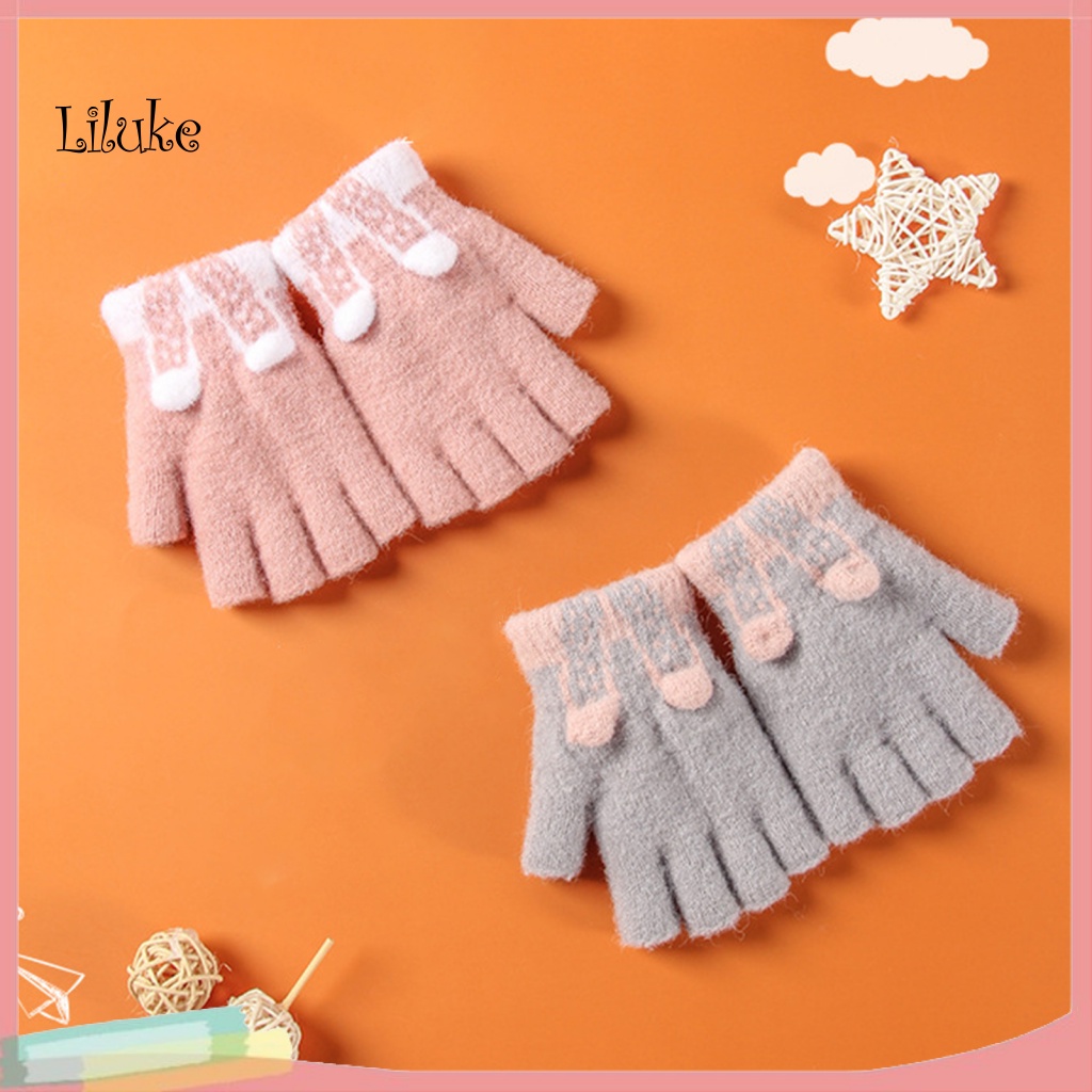 1 Đôi Găng Tay Giữ Ấm Xinh Xắn Có Thể Giặt Sạch