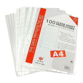 MUA LẺ GIÁ SỈ - Bìa sơ mi lỗ Khổ A4 300gram (100 cái / 1 xấp)