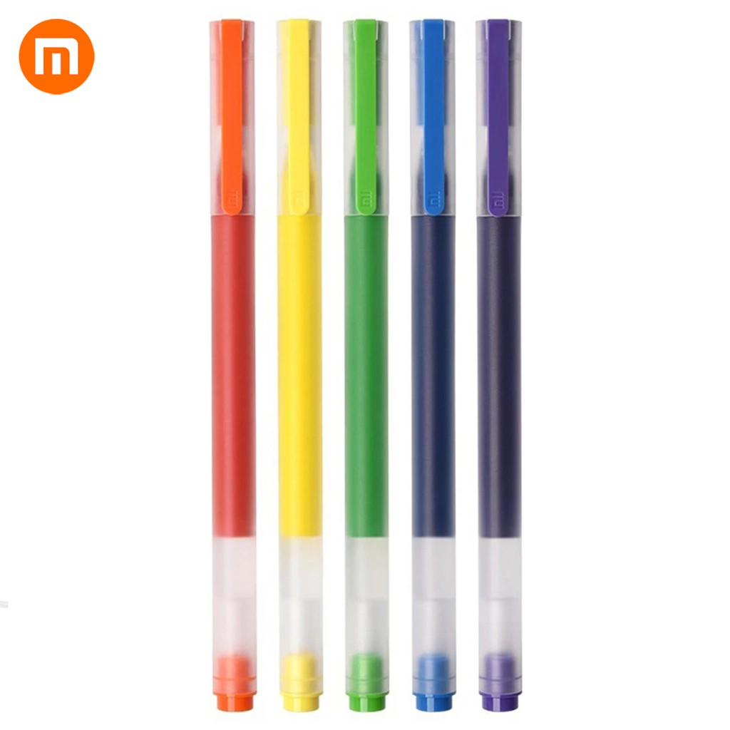 Xiaomi Youpin Set 5 /10 bút bi  ngòi 0.5mm 5 màu sắc độc đáo cho học sinh/đi làm