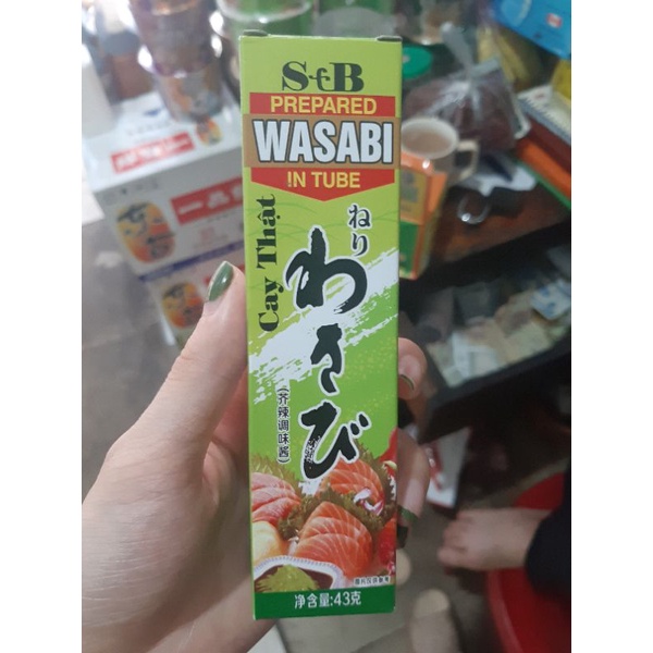 WASABI MÙ TẠT XANH S&B 43G