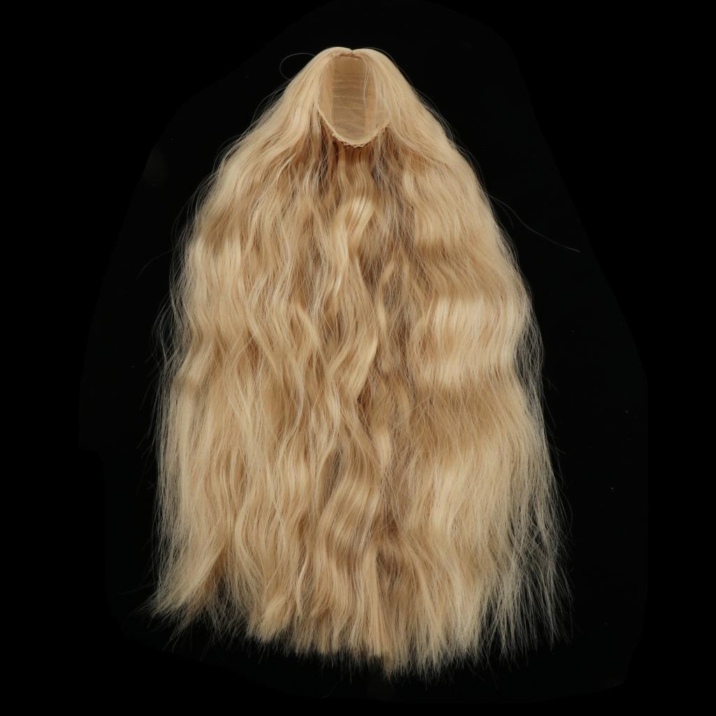 Tóc Giả Xoăn Màu Nâu Cho Búp Bê Tỉ Lệ 1 / 3