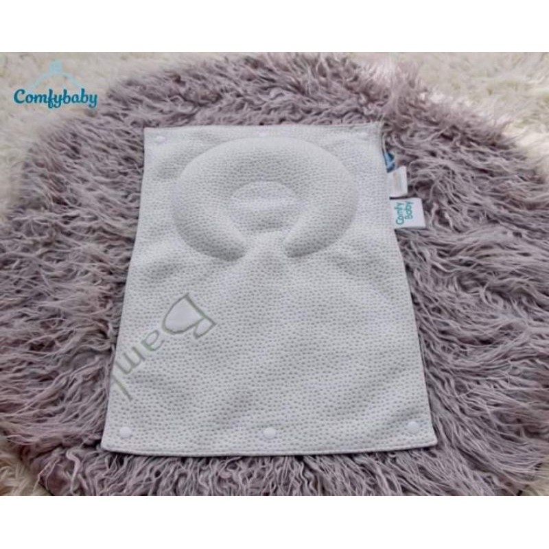 GỐI LÕM BAMBOO COMFY BABY CHỐNG BẸT BẸP ĐẦU CHO BÉ RUỘT CAO SU NON VỎ SỢI TRE ‼