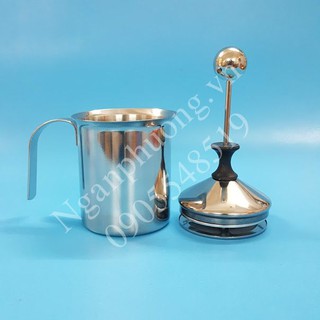 Ca đánh sữa lạnh inox 400ml