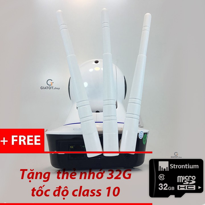 Camera wifi yoosee 3 râu 11 led HD-720P NN311 tặng thẻ nhớ 32G