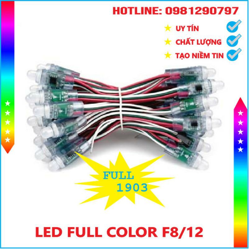 50 bóng Led full color f8/12 IC 1903