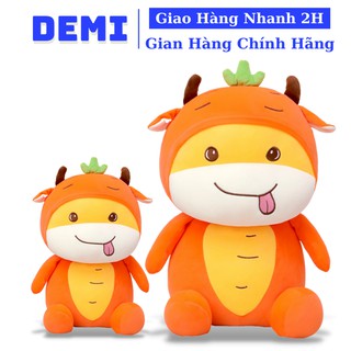 Gấu Bông Con Bò Hoa Quả Cao Cấp