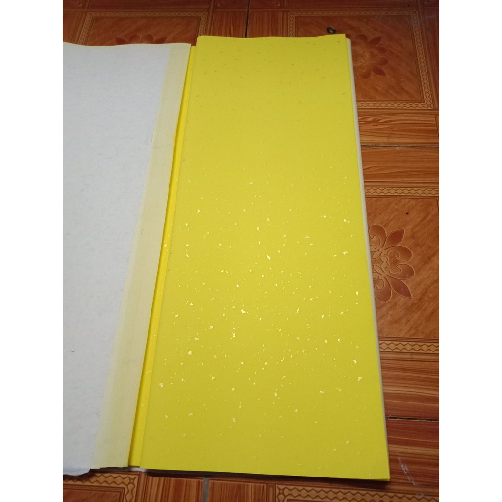 10 tờ giấy xuyến chỉ thư pháp các mầu 68x138cm