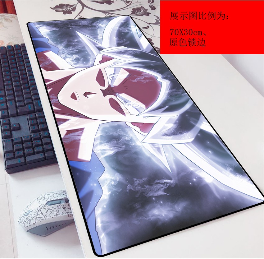 ♜☸♨Dragon Ball Mouse Pad Internet Cafe Gaming Slide Pad Anime Game Dragon Ball Super 70x30 Thicken Mouse Pad Super