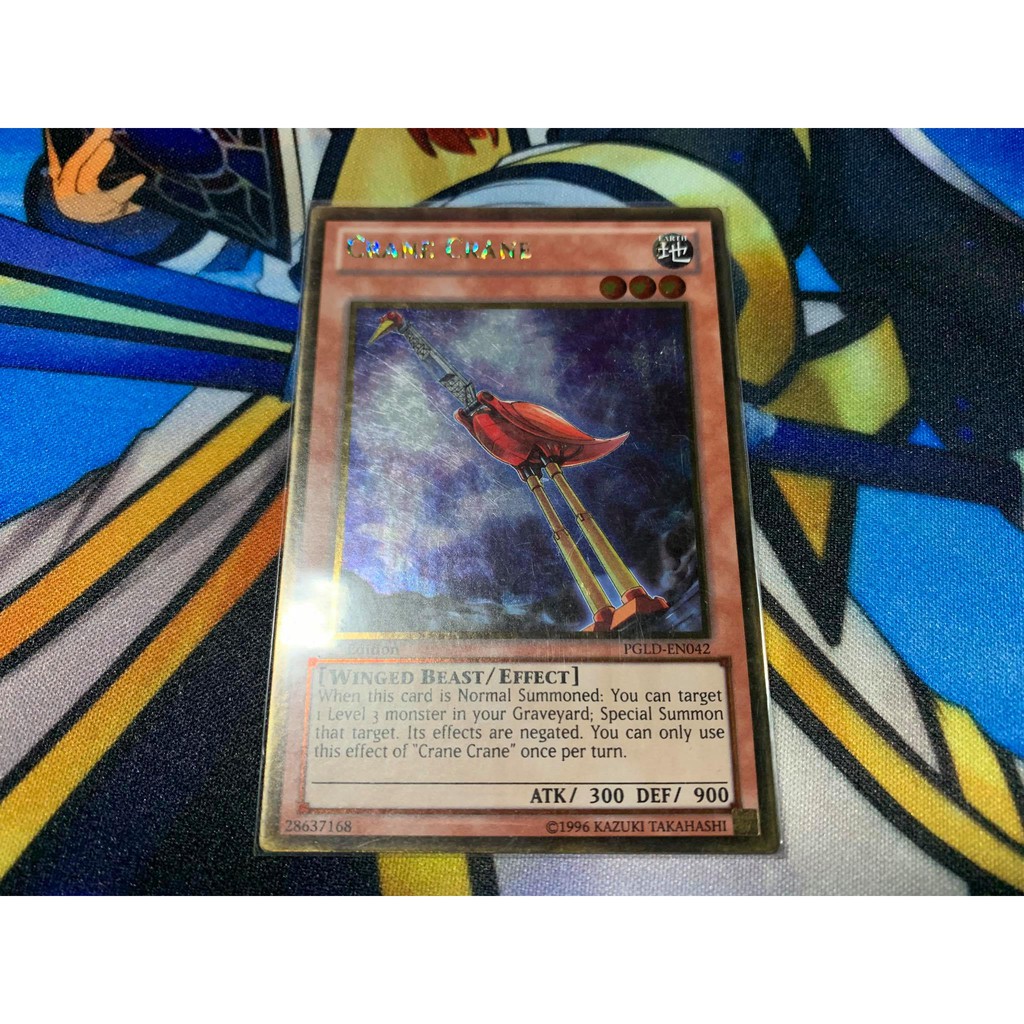 Thẻ Bài Yugioh Chính Hãng Crane Crane - PGLD-EN042