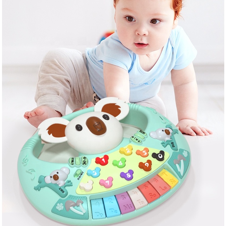 Đồ chơi đàn Piano hình gấu Koala tích hợp nhiều tính năng hàng km enfa