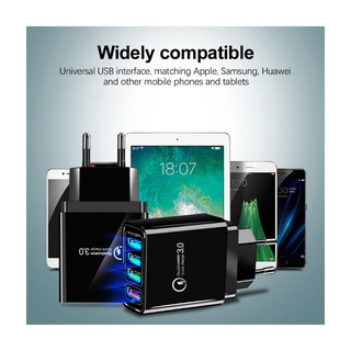 Củ (cốc) sạc nhanh QC3.0 - 4 cổng usb