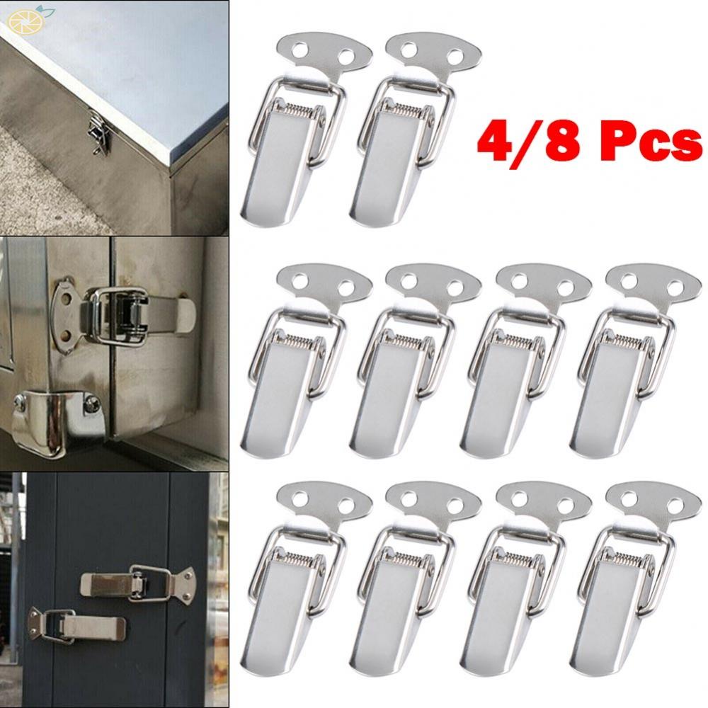【VARSTR】48PCS Stainless Steel Toggle Latch Catch Clamp Spring Loading Case Buckle Clip Qwoznz RzrkLJSi zKVvlz