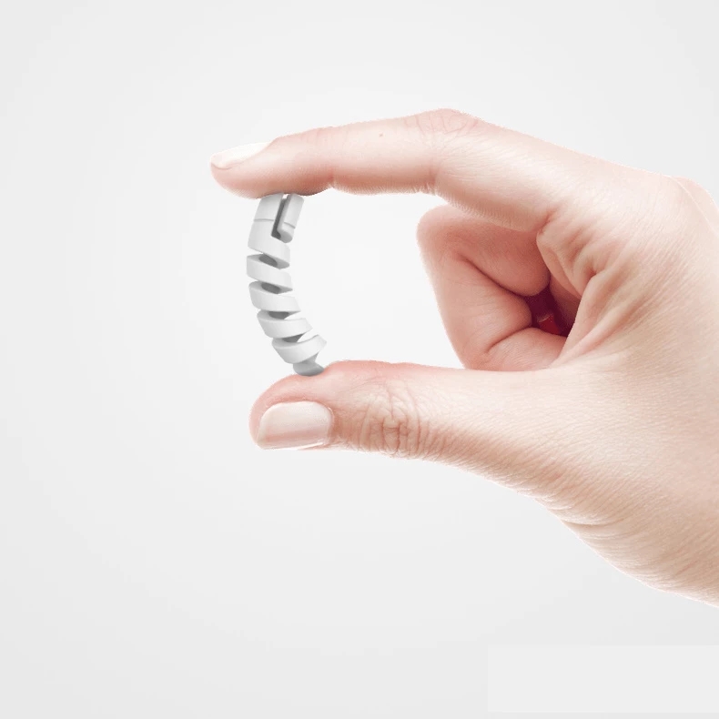 1 Cuộn Quấn Silicone Bảo Vệ Cáp Sạc, Tai Nghe