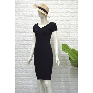Đầm thun body tay lở-DV-0002