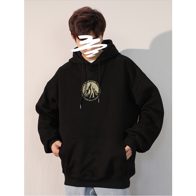 Áo Hoodie Nỉ Phối Mũ Trùm Đầu 2 Lớp Siêu Dày Cộp Phong Cách Núi Đơn Giản, Chất Liệu Dày Dặn Thoải Mái Mix Đồ Kiêu ZANGZ