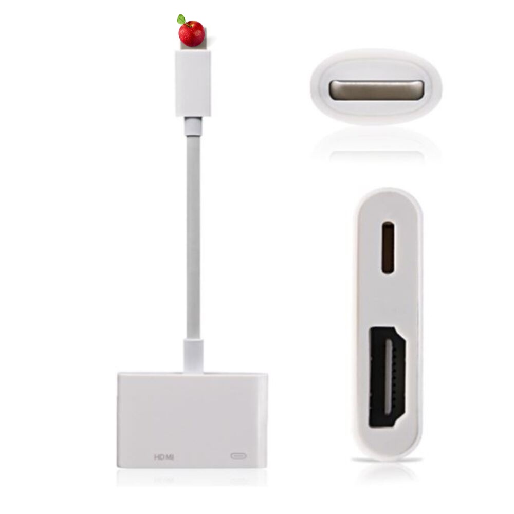 Cáp chuyển to HDMI cho ip,máy tính bảng táo chất lượng cao 1080P,HDMI cho ip,sang HDMI