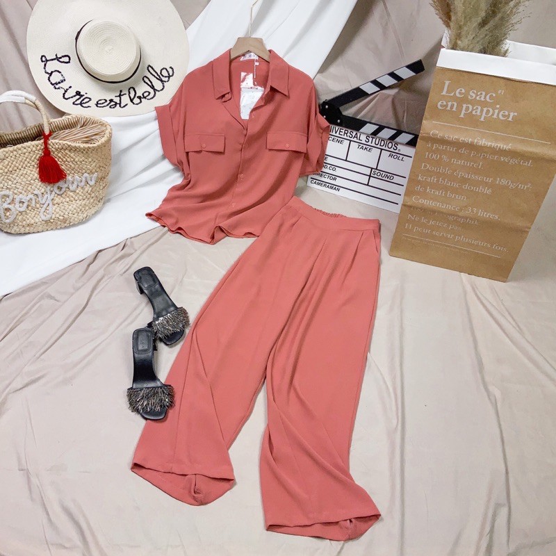 Set áo sơ mi cổ gập | BigBuy360 - bigbuy360.vn