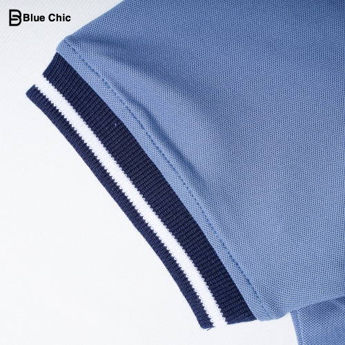 Áo Polo Nữ Màu Xanh Ghi Đá BLUECHIC Cổ Bẻ Vải Poly Cá Sấu Co Giãn Dáng Công Sở Trẻ Trung NF020