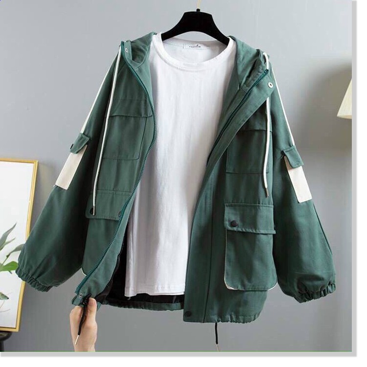 ÁO KHOÁC NỮ KAKI 6 TÚI 2 MÀU SINH ĐỘNG,CHẤT LIỆU VÔ CÙNG THOÁNG MÁT THỜI TRANG KOKO MI