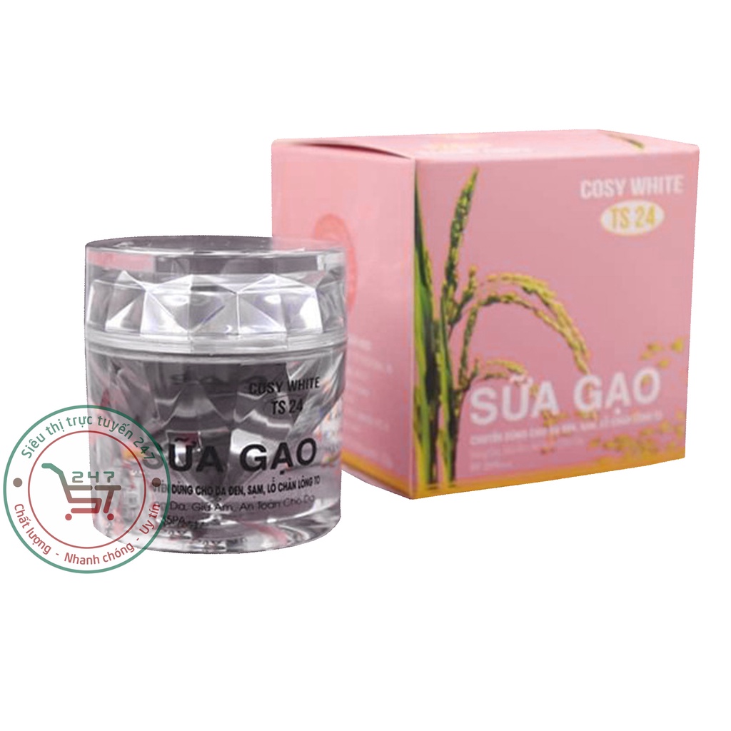 Kem dưỡng Trắng da mặt Chống nắng Giảm lão hóa Phục hồi da Sữa gạo Cosy White