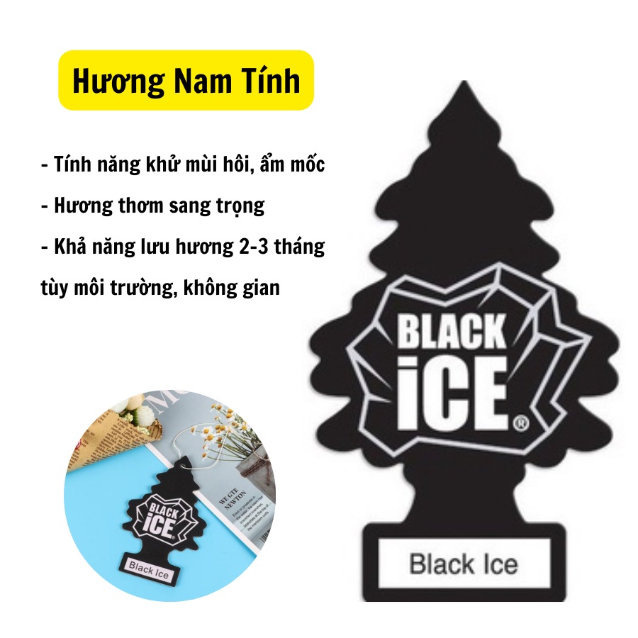 Cây Thông Thơm - Lá Thông Thơm Little Trees Sài Là Thơm - Treo Xe Ô Tô, Khử Mùi Quần Áo, Thay Thế Nước Hoa Xe Hơi TGPK94
