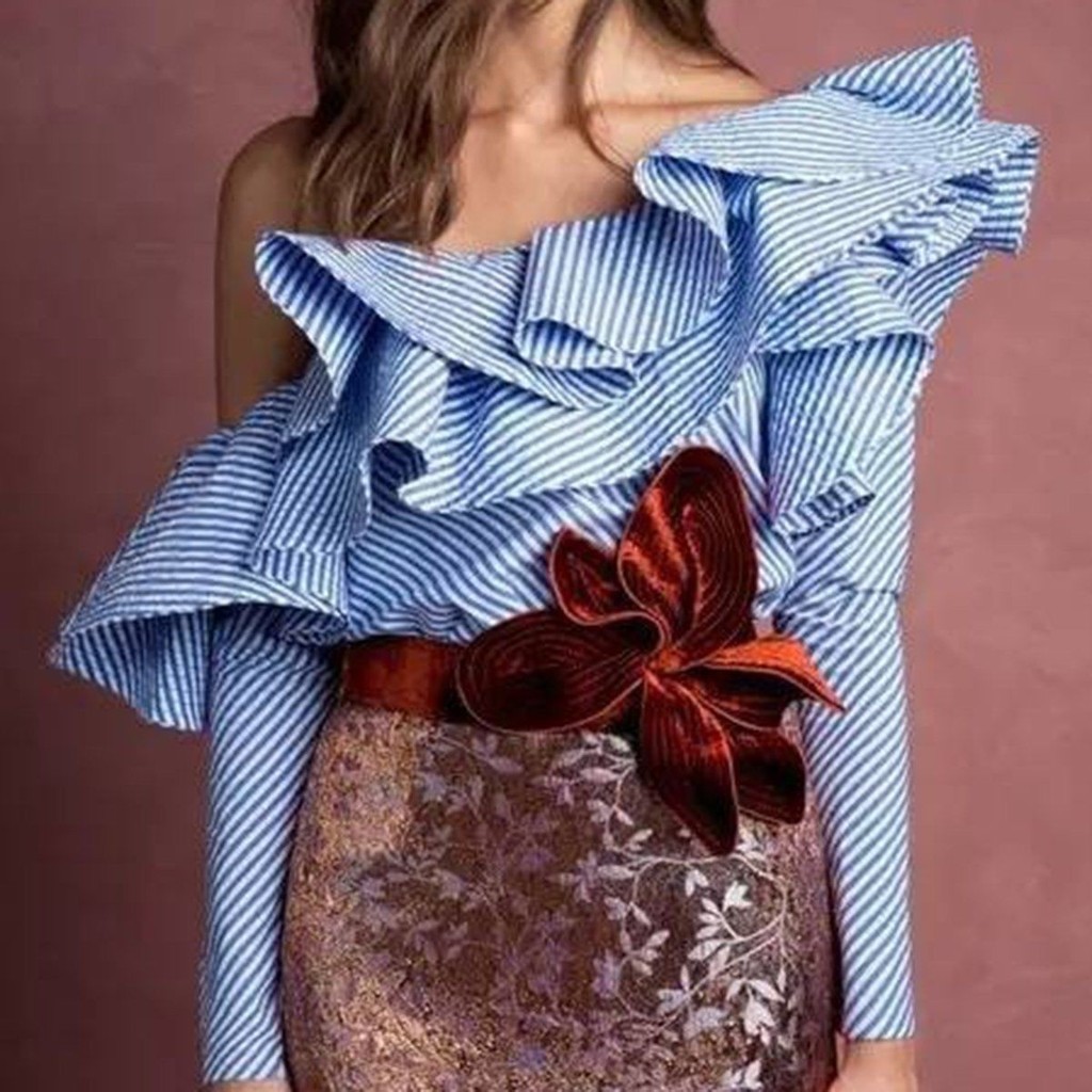 FREESHIP ĐƠN 99K_ Áo kiểu tay dài sành điệu dành cho nữ | BigBuy360 - bigbuy360.vn