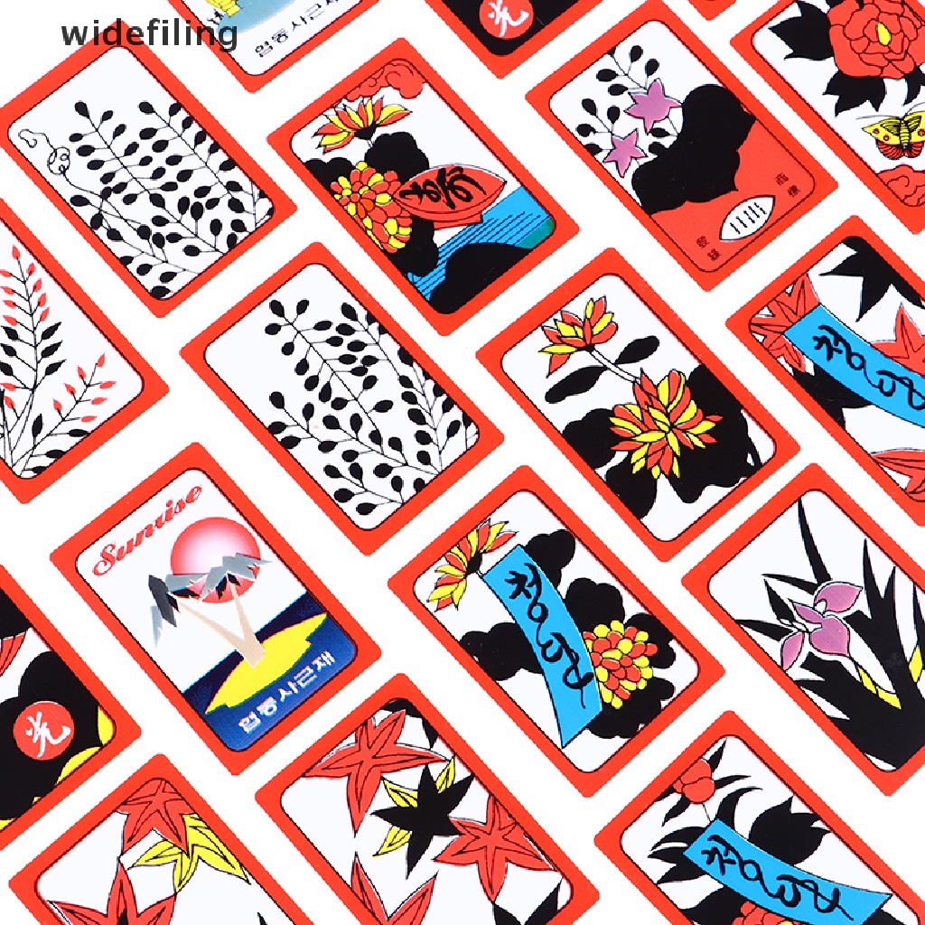 Bộ bài chơi mạt chược Go Stop Hanafuda kiểu Nhật Hàn dễ thương độc đáo