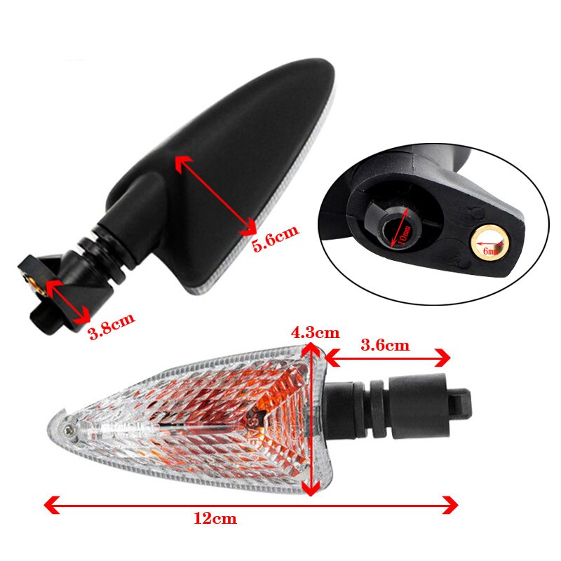 Đèn Xi Nhan 12V Màu Trong Suốt Cho BMW R1200GS / R / RS R1250GS