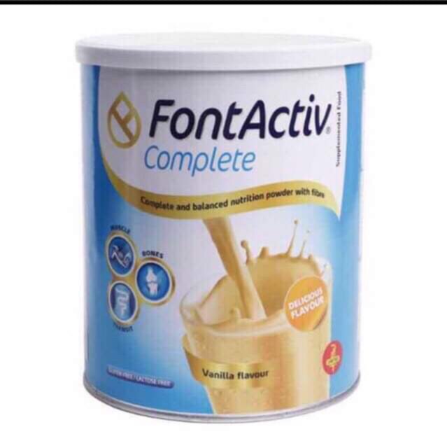 FontActiv Complete (Tây Ban Nha)(sữa bột cho người ốm cần phục hồi, mắc chứng chán ăn mệt mỏi, cần bổ sung dinh dưỡng)