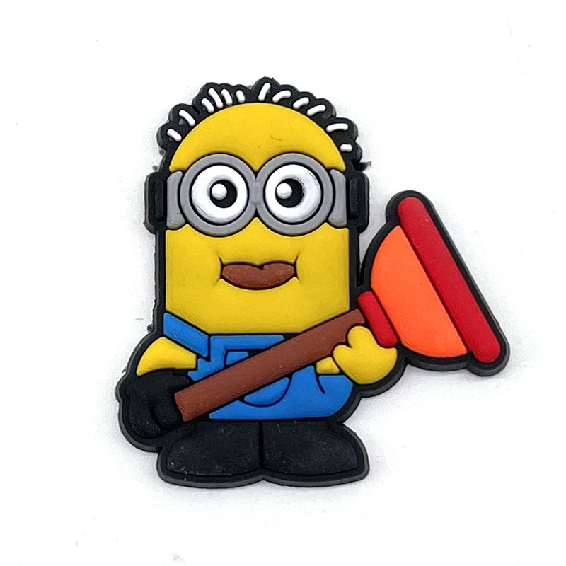 Jibbitz chủ đề hoạt hình minions crocs DIY Shoe Charms pvc accessories Phụ kiện dép Với 1000 Mẫu Lựa Chọn Thích hợp làm quà tặng giày trẻ em