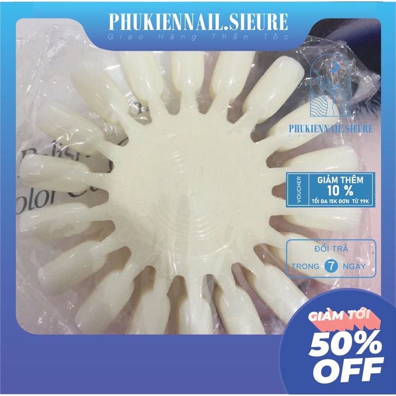 Móng mẫu tập vẽ vỉ tròn  1 Gói 200 Móng