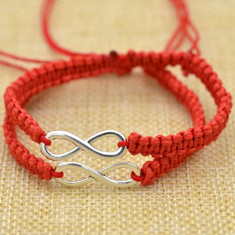 Vòng tay dôi nam nữ biểu tượng vô cực, tình yêu vĩnh cửu