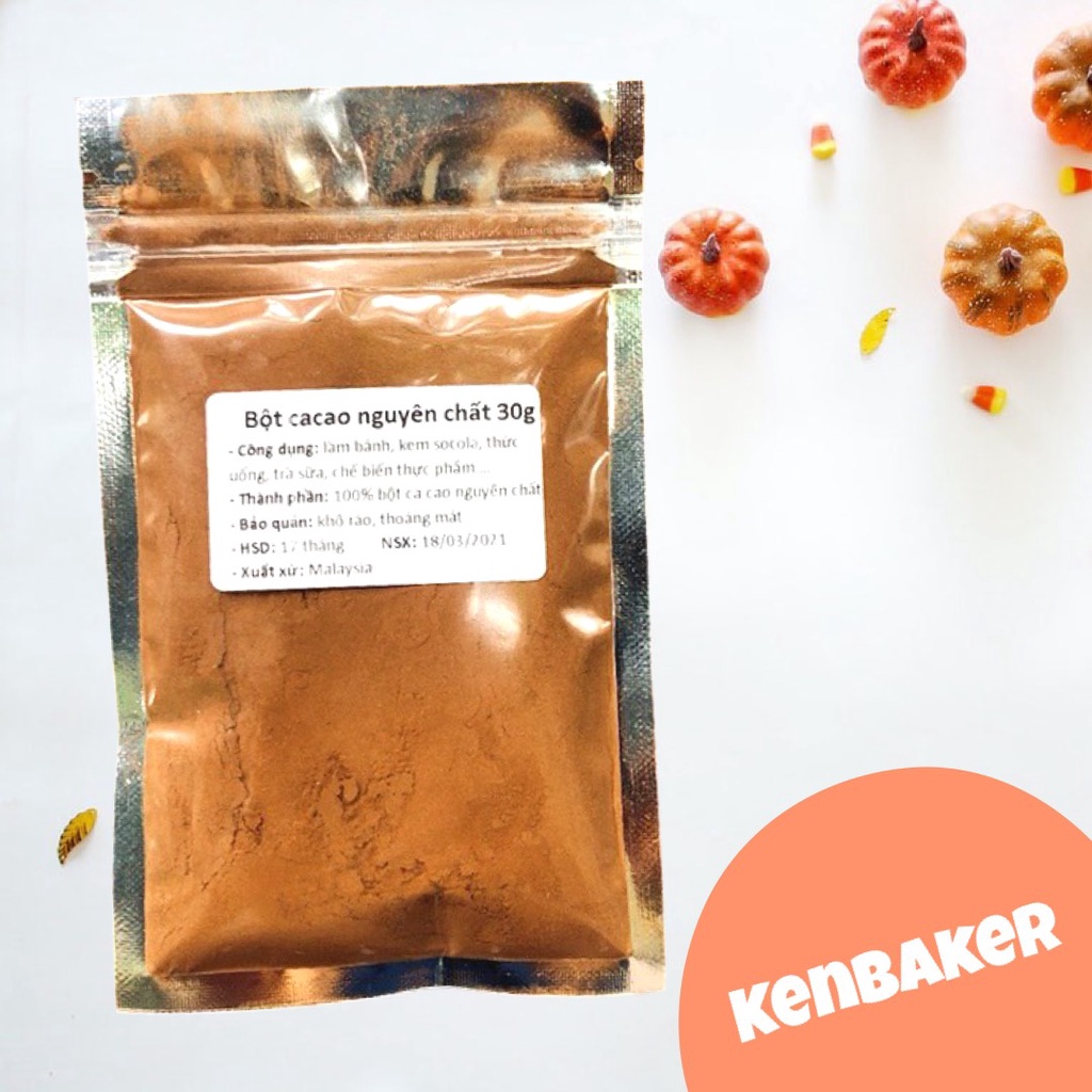 Bột ca cao nguyên chất 30g/50g/100g