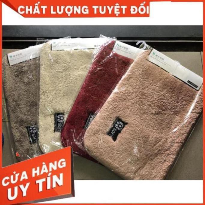 [SALE HẾT KHO] Thảm Chùi Chân Len Dày Siêu Êm,Chống Trơn Trượt Kích Thước 40cm x 60cm (Màu Ngẫu Nhiên)