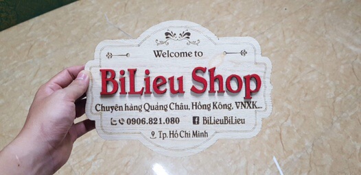 BẢNG GỖ TÊN SHOP [FREE SHIP-FREE THIẾT KẾ]