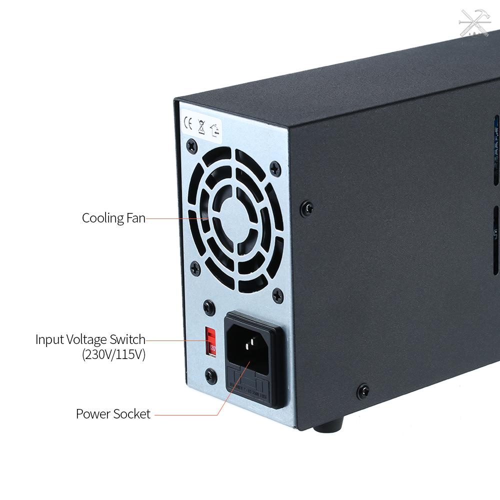 Bộ cấp nguồn Wanptek Nps306W 0-30v 0-6a 3 Chữ Số Ac 115v / 230v 50 / 60hz
