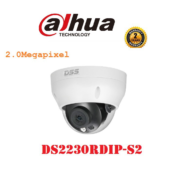 Camera IP 2MP Dahua DS2230RDIP-S2 (hàng chính hãng DSS bảo hành 24 tháng)