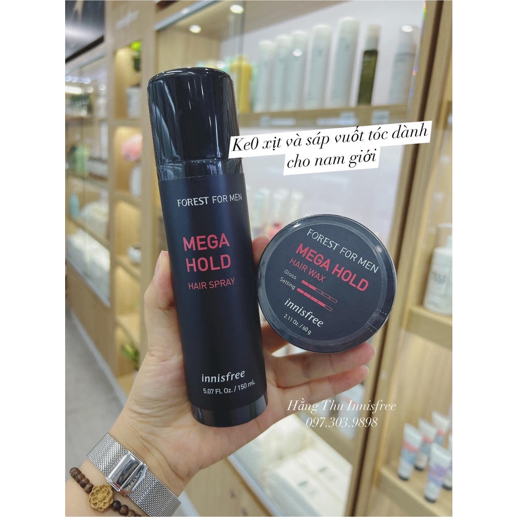 keo xịt tóc và Sáp Vuốt Tóc Nam Innisfree Forest For Men Hair Wax