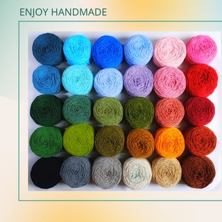 1m Dây thừng 5mm macrame cotton 3 xoắn