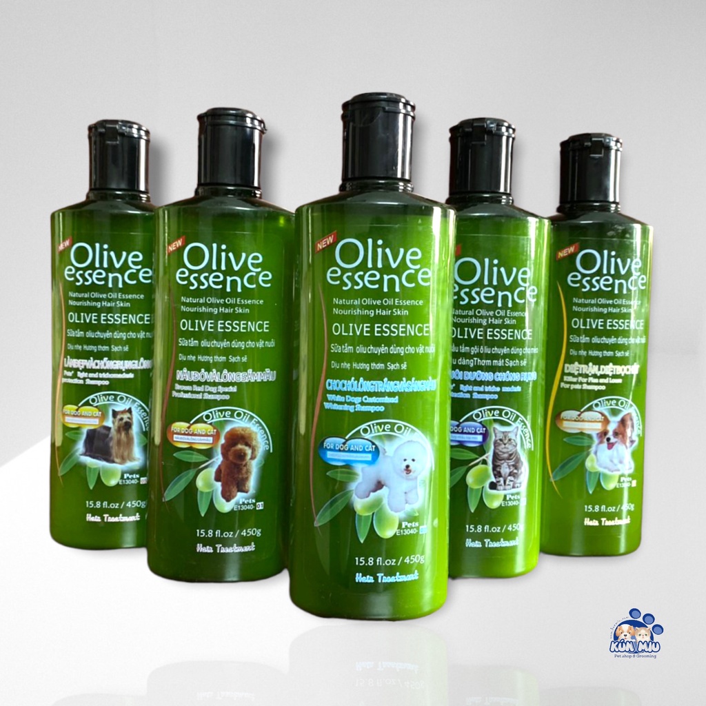 Sữa Tắm chó mèo (4 loại) SOS Olive Fay 5 sao Fay Enchanter Mềm Mượt Sạch Rận cho chó mèo - Kún Miu Pet Shop