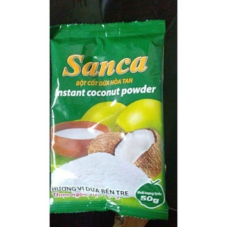 Bột cốt dừa hòa tan Sanca gói 50g