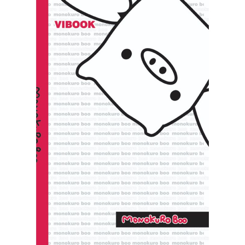 Lốc 5 Quyển Tập học sinh 200 trang Monokuro Boo  - Vibook - mẫu ngẫu nhiên