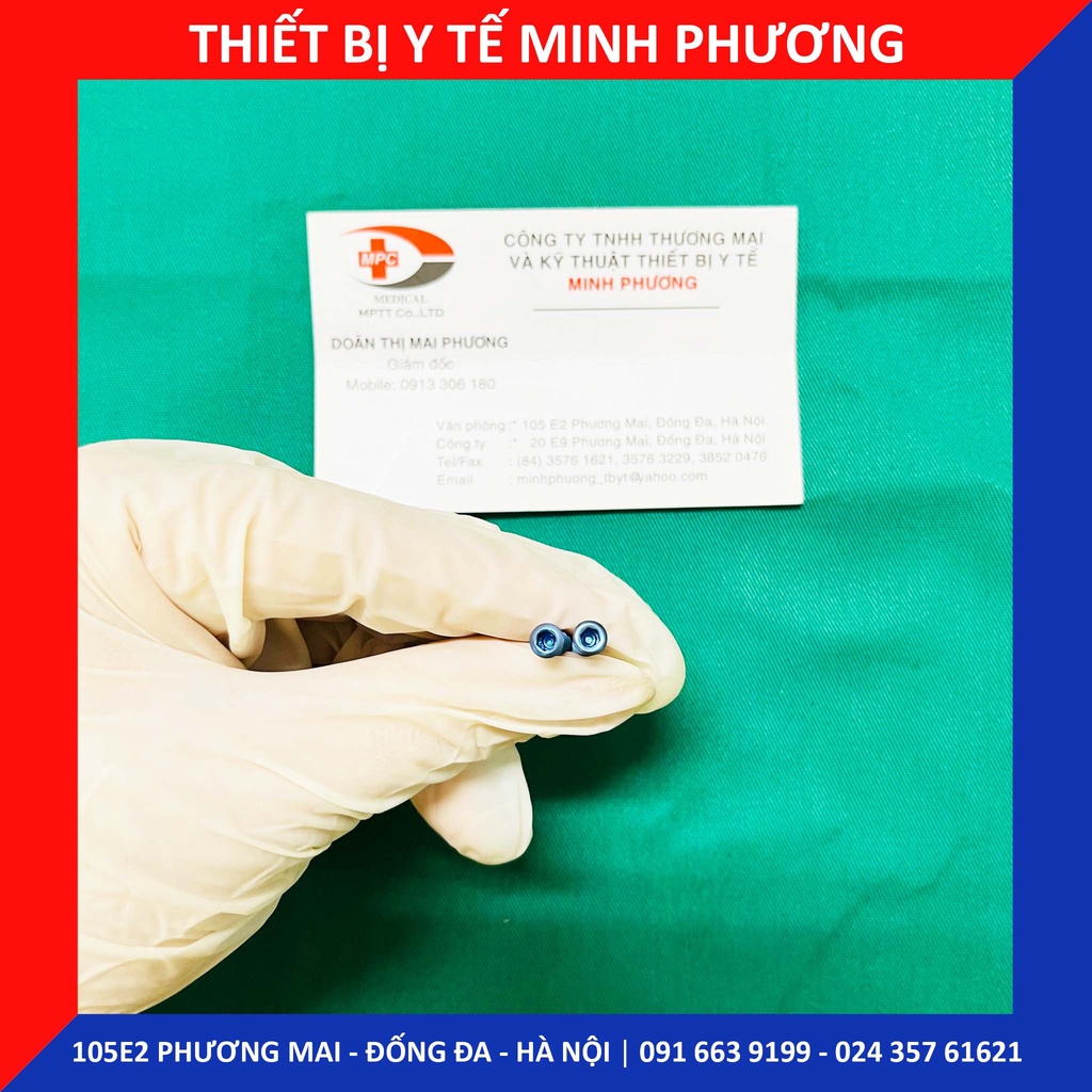 Vít titan cho nẹp cột sống cổ