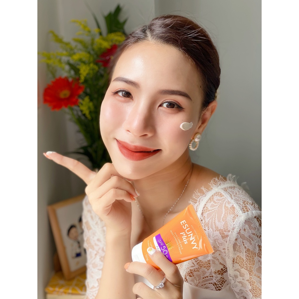 Kem Chống Nắng Esunvy Plus Sun Care Face SPF50+/PA++++ Phù Hợp Cho Da Nhạy Cảm, Bảo Vệ Da Hoàn Hảo Tuýp 50g TMP014