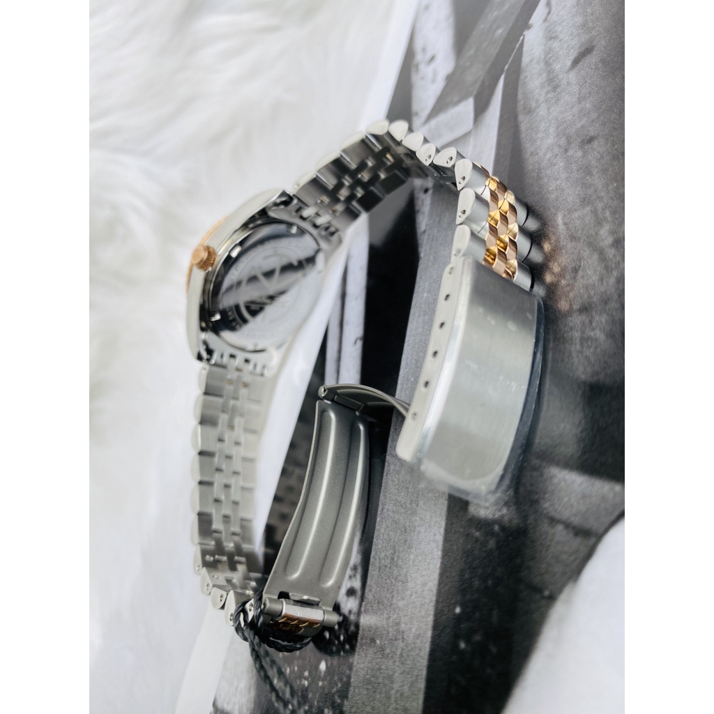 Đồng hồ nữ chính hãng Mathey-Tissot Mathey III - Máy Quartz pin - Kính cứng Crystal Black Dial Ladies Watch D810RN.