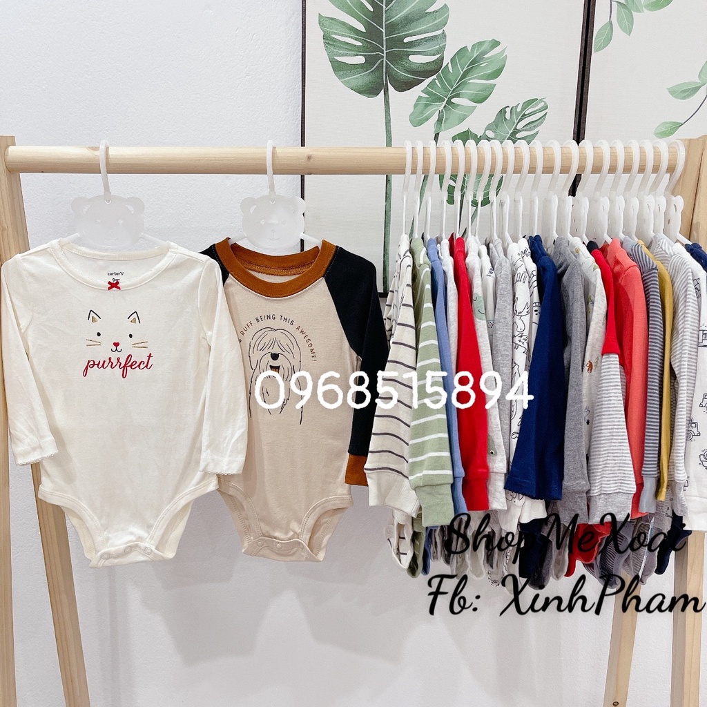 [SIZE 6M 5-7kg LINK 2] BODYCHIP CARTER, BODYCHIP DÀI TAY MIX HIỆU CHO BÉ