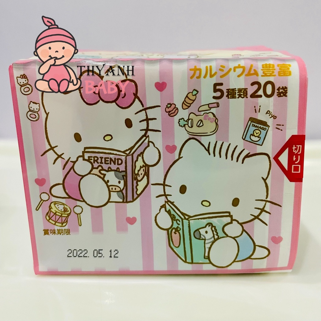 Gia Vị Rắc Cơm Thập Cẩm Hello Kitty Nhật Bản mẫu mới (HSD 1/2023)