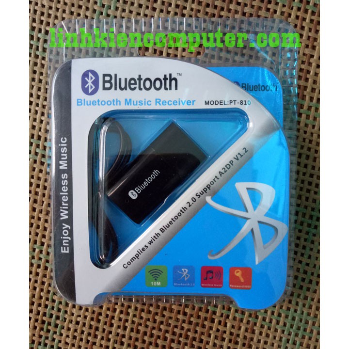 USB Bluetooth PT810 có dây loa - giúp biến loa thường thành loa bluetooth ko dây